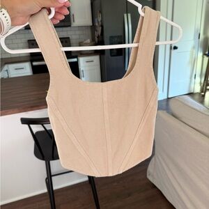 House of Harlow 1960 Tan Tank Top